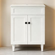 Seraphina 600mm Freestanding Single Vanity with Quartz Countertop